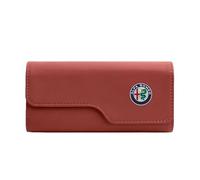 Car Visor Sunglasses Holder for Alfa Romeo GTV,Stable Car Sunglasses Holder Heat Resistant Non-slip Multifunctional Car Glasses Case Interior Accessories,Red