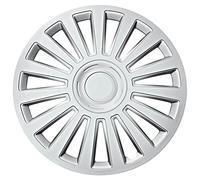 CAR+ VNJ3614 California Wheel Trims 4-Piece Set, 14-Inch Diameter, Silver