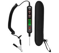 Car Voltage Smart Circuit Tester 0.8V-100V DC Voltage Tester Power Circuit Probe with Flashlight Measures Polarity Continuity Automotive Fuse Testers for Car Battery