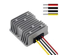 Car Voltage Stabilizer 4A, Waterproof DC Voltage Regulator Surge Protector Power Supply Stabiliser for Car, Truck, Boat, Solar System - DC 10-36V Input, Stable 12V Output