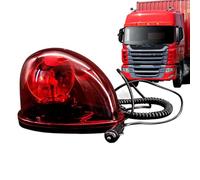 Car Warning Light | Snail-Type Beacon Lights for Rotating,Red Light, Detachable Warning Light for Construction Vehicles, Truck, Snow Plow