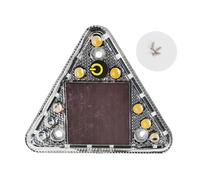 Car Warning Triangle - Anti-Collision Flashing Light, LED Light Solar Security Warning Dummŷ System | Nighttime Safety Taillight, No Wiring Required For Cars, Truck, RV, Trailer, Roadside Breakdowns