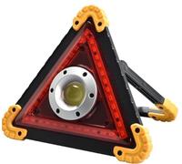 Car Warning Triangle, LED Warning Triangle with 4 Lighting Modes, IP65 Waterproof, Foldable Warning Triangle 8.3 in/21 cm, Supports USB Charging and Battery Operation (Batteries Not Included)