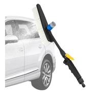 Car Wash Brush - Extendable Handle Brush and Foam Container | Washing Head with Water, Car Cleaning Accessory with Hose Connection for the Car