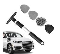 Car Wash Brush with Long Handle, Car Glass Cleaner Wiper, Extendable Car Wash Maintenance Duster for Glass Shower Door, Bathroom, Home Use
