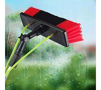 Car Wash Cleaning Brush, Telescopic Window Cleaning Equipment Kit with Squeegee Microfiber Scrubber Shower Squeegee, 6m (5m)