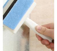 Car Wash Equipment - Double-Sided Oil Film Cleaning Brush | Compact Windshield & Glass Cleaning Tool With Replaceable Sponge | Efficient Wipe For Mirrors, Auto & Home Use