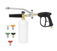 Car Wash Foam Sprayer - Foam Cannon for Pressure Washer | Foam Sprayer for the Car | Heavy Duty Washer Nozzles 4000psi | Dynamic Sprayer with Double Heads for I