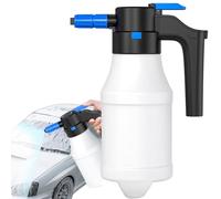 Car Wash Foam Sprayer, Foam Pump Sprayer, Cordless Electric Pressure Nozzle with 1.5L Water Bottle for Vehicle Exterior Cleaning