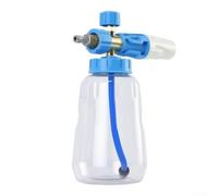 Car Wash Foam With 1/4 Inch Quick Connect For Pressure Washer, 60 Degree Wide Angle Rotating Nozzle For Rich Snow Foam, Pa Plastic Soap Dispenser Bottle, Blue(blue)