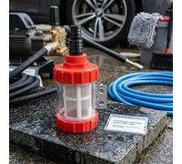 Car Wash Machine Water Inlet Filter Screen for High Pressure Washer - Plastic Debris Trap with Pushfit Connector - Fit for Garden Hose & Tap - 1 Pack(4 points（14mm）)