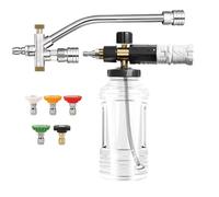 Car Wash Soap Sprayer - Car Soap Sprayer | Nozzle Pressure Fixing Kit, Adjustable For Trucks, Outdoors, Lawn, Home, Cars, Washing, Detailing, Tires And Much More