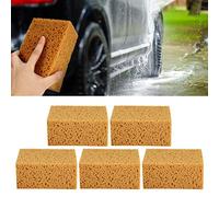 Car Wash Sponge, Car Sponge Car Sponge Pad Washing Cleaner Tool Square Shape Handheld Nonslip Sponge for Car Auto Motorcycle (Selling Five)
