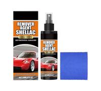 Car Wash Spray, 120 ml Powerful Grease Removal Cleaner with Towel, Car Exterior Wash Spray for the Care of Motorhomes, Trucks, Minivans, Motorhomes, Windscreens, , Mirrors
