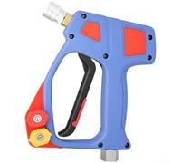 Car Wash Sprayer with Brass Valve Body, Metal Tail 3/8 Thread Nozzle, Stainless Steel Tube, Four Spray Patterns and Anti Connection for Pressure Use