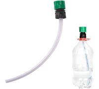 Car Washer Hose, Replacement Pressure Washer Extension Adapter for Cola Bottle, 15 Inch Length Compatible with Battery Operated Garden Power Washers (Green)