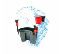 Car Washing Bucket Insert Car Detailing Bucket Organizer Auto Wash Filter Removes Dirt & Debris with Brush Hanger Tool Multipurpose Valeting Pail Add On with Grit Filter Clean Pail Expansion Part