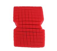 Car Washing Sponge - Multifunctional Foam Brush, Red Blue Double Color, Reliable Vehicle Washer, Surfaces Dirt Eraser | Automotive Cleaning Sponges With Gentle Grip For SUV Trailer Camper Boat Fleet U