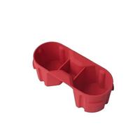 Car Water Cup Holder For Mini For Cooper For E/SE For J01 For EV Center Console Silicone Storage Box Universal Car Interior Decor(Red)