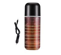 Car Water Heater | 12V/24V Portable Heated Water Cup | Universal Car Kettles with Auto Stirring Function, 420ml Constant Temperature Travel Mug for Car