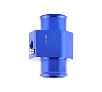 Car Water Temp Joint Pipe Adapter Aluminum Hose Temperature Sensor Adapter for Most Cars 26mm 28mm 30mm 32mm 34mm 38mm 40mm Optional 32mm Coolant Temperature