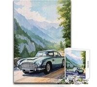 Car Watercolor Jigsaws 1000 Pieces for Teenagers Strategic Thinking Learning Game Ideal Meaningful Gift for Any Event Size 38x52cm