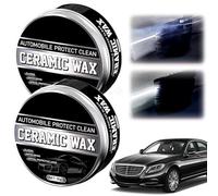 Car Wax, 2025 New Ceramic Coating Wax, Offers Incredible Shine and Protection, Extreme Water Beading Action, Enhancing Your Car's Finish (2pcs)