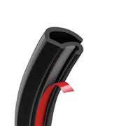 Car Weather Stripping 160cm Car Door Seal Strip Thicken B-Pillar Weatherstrip Soundproof Auto Sealant Strip Moulding Trim Seal Belt