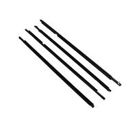 Car Weather Stripping Compatible with Toyota for Highlander 2008 2009 2010 4Pcs Car Weatherstrip Window Moulding Trim Seal Belt 75720-0E030 75710-0E030