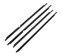 Car Weather Stripping Compatible with Toyota for Land for Cruiser LC100 1998-2007 4Pcs Car Window Rubber Trim Weatherstrip 75740-60030 75730-60041(Black)