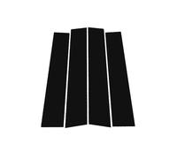 Car Weather Stripping For A3 S3 RS3 8P 2003-2013 Carbon Fiber B C Pillar Post Cover Trim Sticker(Carbon Fiber Look)