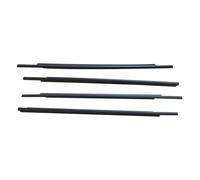 Car Weather Stripping for Mitsubishi for Outlander 2013-2018 5727A293 5727A294 5757A293 5757A294 Window Outer Weatherstrip Side Door Seal Strip(Black)