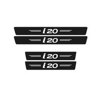 Car Welcome Door Sill Protector Sticker For Hyundai I20 i20，Auto Kick Plates Pedal Guard Strips Decorative Accessories