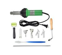 car Welding Machine 1600W Plastic Integrated Welders 21pcs Hot Air Welding Torch Kit with Speed Nozzles Pe Roller PVC Plastic 20℃ - 600℃(No Box)