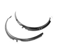 Car wheel arch 2Pcs Car Front Wheel Eyebrow For Chevy For Corvette C7 2014-2019 All Model Glossy Black Carbon Fiber Look Accessories Car Wheel Fender(Carbon Fiber Look)