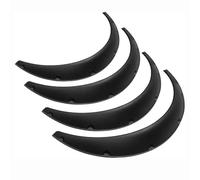 Car wheel arch 4Pcs 3.5inch Universal Flexible Car Mudguards Mud Splash Guards Flaps Flares Extra Wide Body Eyebrow Wheel Arches Car Wheel Fender