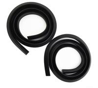 Car Wheel Arch Trim Strip, 1.5m Black Rubber Moulding Flares | 2Pcs Car Wheel Extension Moulding, 1.5m Black Rubber Trim Strip, Fender for flare for edge Protection