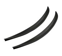 Car Wheel Arch Universal Fender Flare Anti Scratch Car Truck Carbon Fiber Rubber Wheel Eyebrow Protector Lip Sticker Trim 2pcs