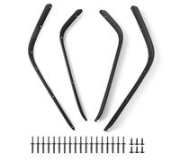 Car Wheel Arches For Jeep For Wrangler Jk 2007-2017 Splash Protector Guard Mudflaps Front Rear Fender Flares Extensions Set Wheel Arches Fender
