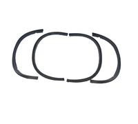 Car Wheel Arches Side Fender Wide Body Wheel Eyebrow PP Black Wide Body Wheel Eyebrow Car For B&MW F15 X5 SUV 4 Door 2014 2015 2016 Wheel Brow Fenders