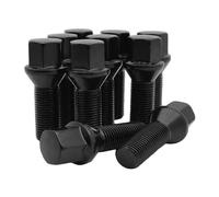 car Wheel Bolt 10pcs Cone Seat Lug Bolts Conical 17mm Hex 35mm/40mm/45mm Extended Shank Length M12x1.5,m14x1.25.m14x1.5 Wheel Bolts