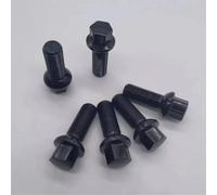 car Wheel Bolt Compatible With Benz 6pc M15x1.25 Extra Long Wheel Lug Bolts Screws Hex 17mm Thread Length 27 35mm Grade 10.9 Alloy Fasteners