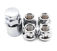 car Wheel Bolt Compatible With Kia 4 Pcs Wheel Nuts Locking 1 Pcs Key M12x1.25 M12x1.5 Wheel Locks Lug Nuts Wheel Hub Tyre Screw Bolt(M12x1.25)