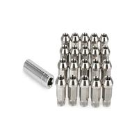 car Wheel Bolt Compatible With Lincoln 20PCS Car Wheel Nuts Bolts Hub Tyre Screw Bolt Lug Nuts M12x1.25 M12x1.5 M14x1.5 M14x2 1/2-20 9/16-18