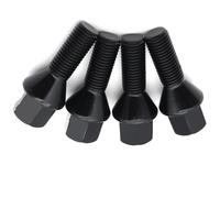 Car Wheel Bolt Nuts 4x Wheel Lug Bolts Nuts M12x1.5 26mm Compatible With 5 For Series For E60 LCI 2005 2006 2007 2008 2009