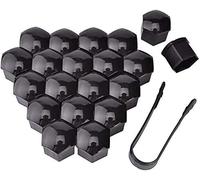 Car Wheel Bolt Screw Covers For BMW X4 F26 G02 X5 E53 E70 F15 G05 M Competition xDrive45e, 20 Pcs Wheel Nut Covers With Removal Tool Durable & Stylish Wheel Nut Protectors,21mm-Black