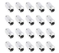 Car Wheel Bolts Compatible With Flex 2009 2010-2016 1/2-20 1.38inch Tall 3/4inch Hex Closed End Chrome Plated Wheel Lug Nuts