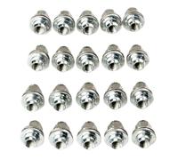 Car Wheel Bolts Compatible With Jaguar For XE X760 2015 2016 2017 2018 2019 2020 2021 C2C35294010 Wheel Lug Nuts Chrome 12x1.5mm