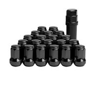 Car Wheel Bolts Nuts 20PCS+1Key Universal Heptagonal Lug NutSteel Wheel Nut Racing Iron Lock Locking Lug Nuts Fixing Screws M12x1.5 M12x1.25(3,M12x1.25)