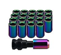 Car Wheel Bolts Nuts 20pcs Car Wheel Lug Nuts Racing Steel Extended Wheel Lug Nuts Screw M12 X 1.25 M12x1.5 Length 32mm Hub Nut Screw(2,M12x1.25)